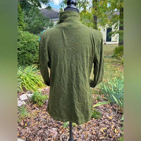 Colorful Embroidered Patchwork boho hippie Women's Jacket L XL - Picture 3 of 6